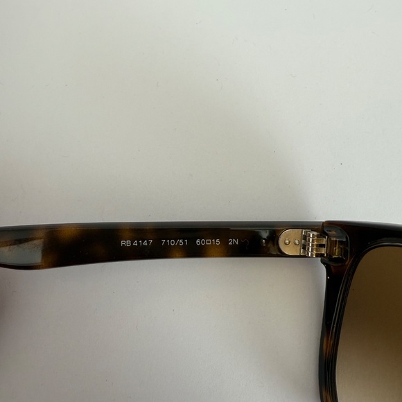 Ray-Ban Boyfriend Sunglasses in Tortoise with Brown Gradient Lense - Picture 5 of 7